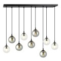 Lampa wisząca Cosmo 9 BL MIX2 różnobarwne klosze 1