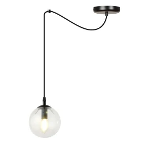 Lampa wisząca Gigi 1 BL Transparent przeźroczysty klosz