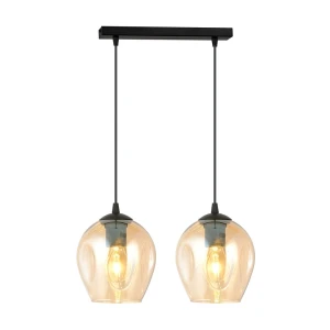 Lampa wisząca ISTAR 2 BL Miodowe klosze