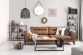 Lampa podłogowa Trapo LP1 WH Wenge biała z kloszem wenge 3