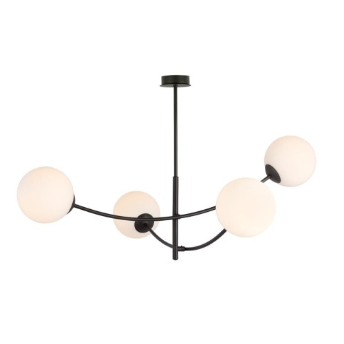 Lampa sufitowa Hunter 4 Black/Opal