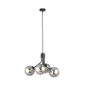 Lampa wisząca Nova 4 Black/Grafit