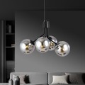 Lampa wisząca Nova 4 Black/Grafit 4
