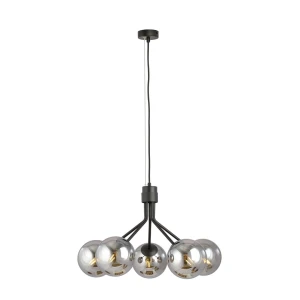 Lampa wisząca Nova 5 Black/Grafit
