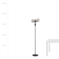 Lampa podłogowa Nova LP3 Black/Grafit 4