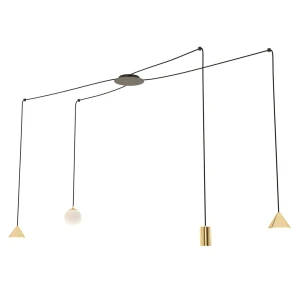 Lampa wisząca Fuji 4 Gold