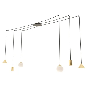 Lampa wisząca Fuji 6 Gold