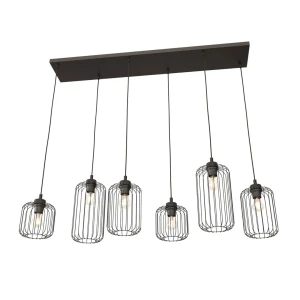 Lampa wisząca Vander 6 BL