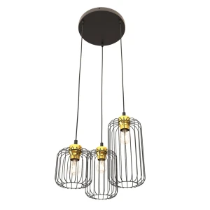 Lampa wisząca Vander 3PREM BL Gold