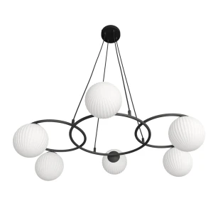 Lampa wisząca Libra 6 BL Opal