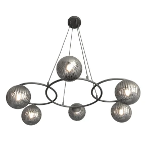 Lampa wisząca Libra 6 BL Grafit