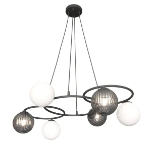 Lampa wisząca Libra 6 BL Mix