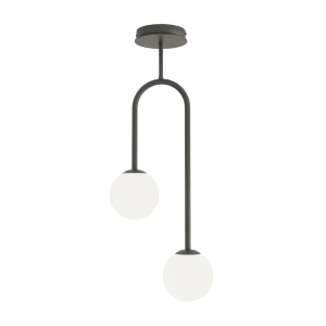 Lampa wisząca Atria 2 BL Opal