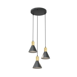 Lampa wisząca Rosa 3 PREM BL