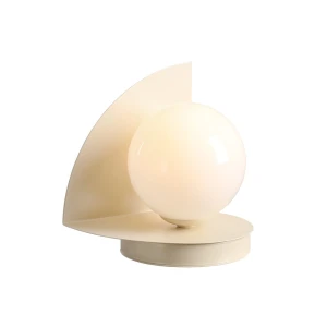 Lampa biurkowa Loop Cream kremowa