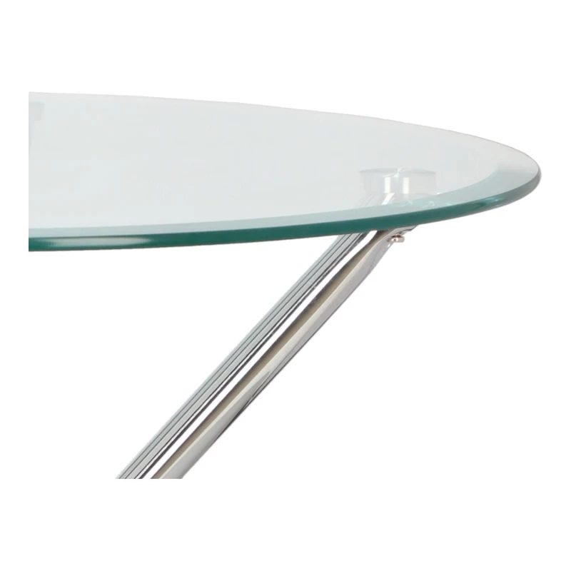 Stół Ufo 90cm transparentny/ chrom 8