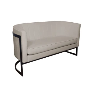 Sofa Glamour 135 cm podstawa czarna