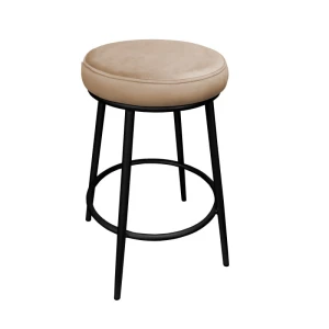 Hoker tapicerowany Ben podstawa czarna 67 cm