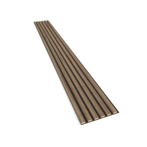 Lamele na czarnym filcu Dąb Ciemny 30x2,4x275 cm LEO