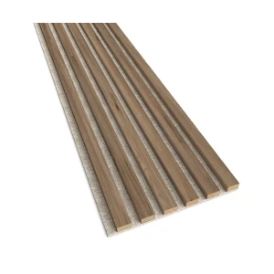 Lamele na beżowym filcu Dąb Ciemny 30x2,4x275 cm LEO