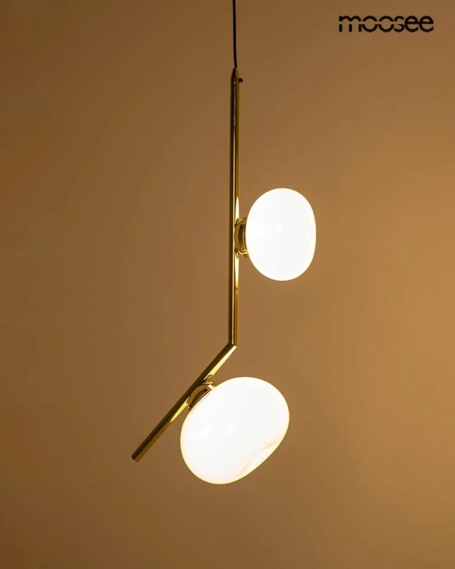 MOOSEE lampa wisząca RUGIA złota 2