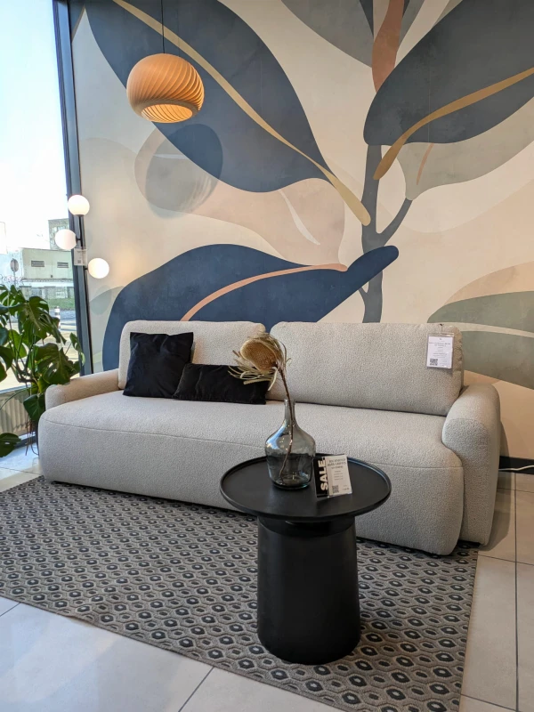 sofa cloud w tkaninie szarej boucle.jpg