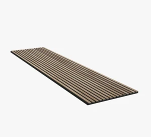 Akupanel 60x240 cm Orzechowy - lamele na czarnym filcu Woodupp