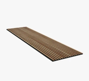 Akupanel 60x240 cm Dąb Rustykalny Brązowy - lamele na czarnym filcu Woodupp