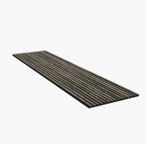 Akupanel 60x240 cm Szary - lamele na czarnym filcu Woodupp 