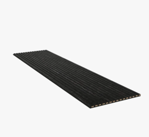 Akupanel 60x240 cm Antracyt - lamele na czarnym filcu Woodupp