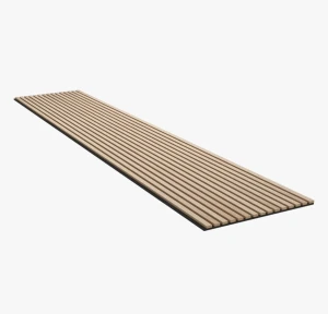 Akupanel 60x300 cm Dąb Klasyczny - lamele na czarnym filcu Woodupp