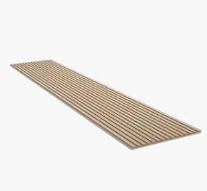 Akupanel 60x300 cm Dąb Klasyczny - lamele na szarym filcu Woodupp
