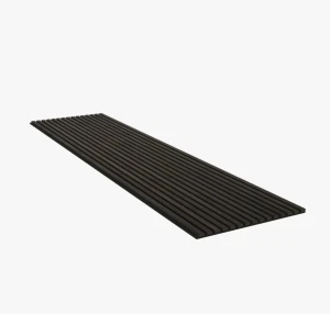 Akupanel 60x300 cm Dąb Rustykalny Przyciemniony - lamele na czarnym filcu Woodupp