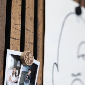 Magnes do plakatów Dąb klasyczny Woodupp Create