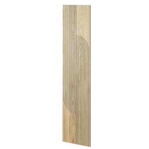 Panel frezowany fornir dębowy 60x275 cm - Osaka L3D