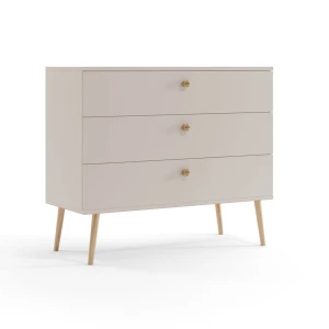 Komoda z 3 szufladami Meli 100 cm Kaszmir