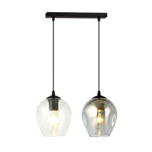 Lampa wisząca ISTAR 2 BL MIX szklane klosze