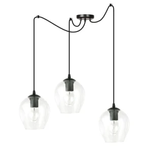 Lampa wisząca LEVEL 3 BL TRANSPARENT z regulacją wysokości 
