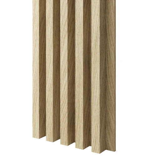 Lamele 3x4cm DĄB EUROPEJSKI na okleinowanej płycie L3D