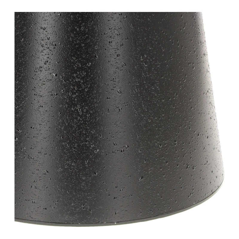 Stolik kawowy Soleilo szklany okrągły     60cm czarny 9