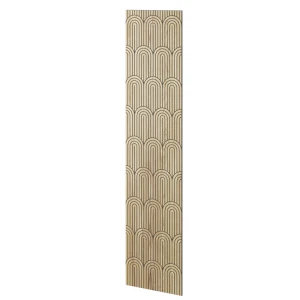 Panel frezowany fornir dębowy 60x275 cm - Sendai L3D
