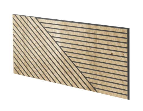 Panel frezowany fornir dębowy 30x60 - Segovia L3D