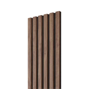 Lamele Slim FORNIR ORZECH AMERYKAŃSKI na czarnym filcu 30x2,6x275 cm L3D