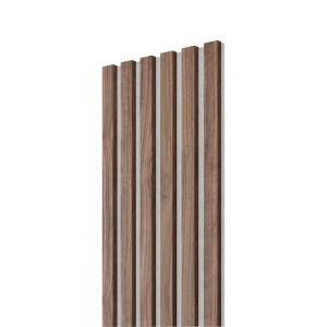 Lamele  Slim FORNIR ORZECH AMERYKAŃSKI na szarym filcu 30x2,6x275 cm L3D