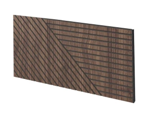 Panel frezowany fornir orzech amerykański 30x60 - Segovia L3D