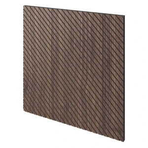 Panel frezowany fornir orzech amerykański 60x60 - Brekka L3D
