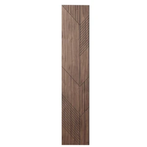 Panel frezowany fornir orzech amerykański 60x275 cm - Helsinki L3D