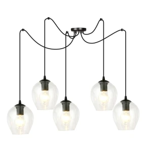 Lampa wisząca LEVEL 5 BL TRANSPARENT z regulacją wysokości 