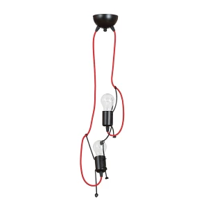 Lampa wisząca BOBI 2 BLACK dziecięca