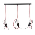 Lampa wisząca BOBI 3 BLACK dziecięca 1
